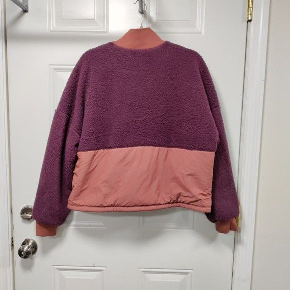 NWOT Fabletics Mallory Fleece Pullover Half Zip Top XL - Picture 4 of 11